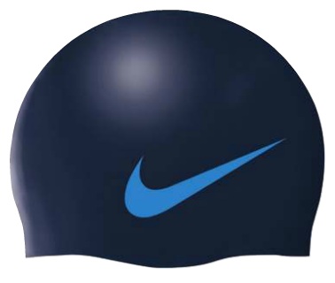 NIKE SWIM Slogan Cap (Midnight Navy (440))